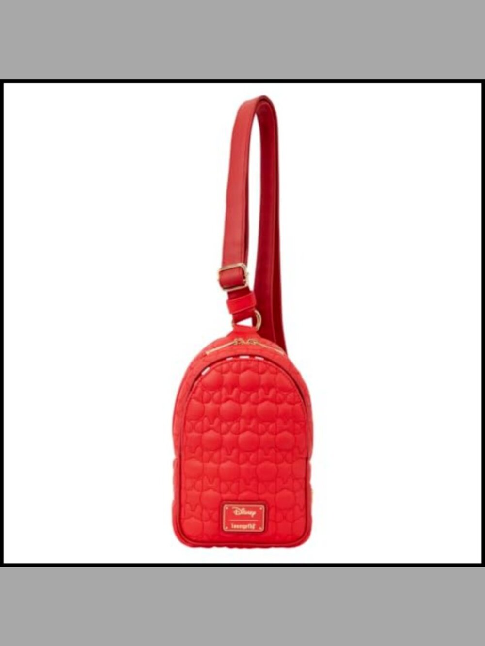 Faux Leather Convertible Crossbody Sling Bag Adjustable Strap